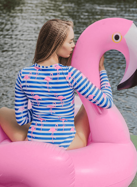 Лайкра для плавания Pink Flamingo